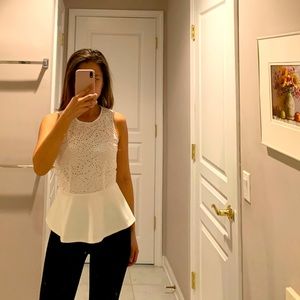 Rebecca Taylor White Tank Blouse